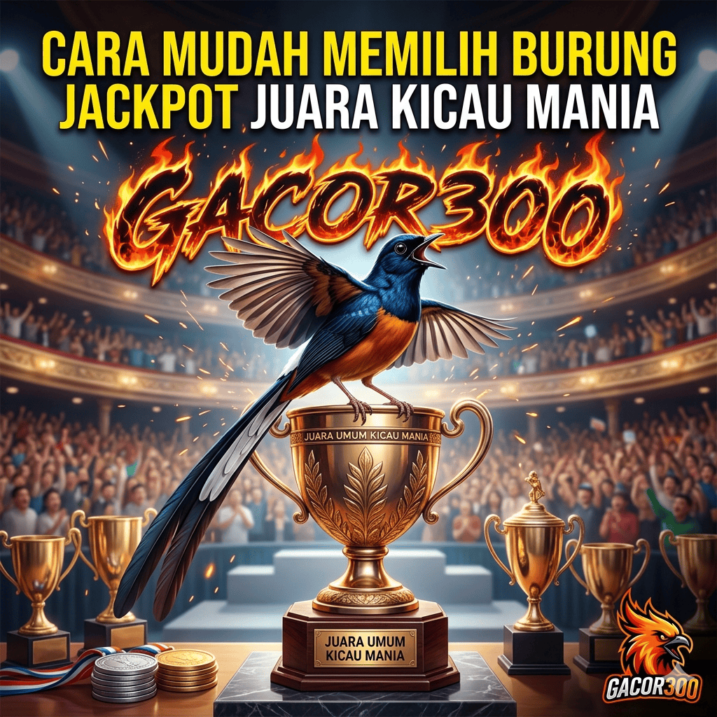 banner GACOR300 - Cara Mudah Memilih Burung Jackpot Juara Kicau Mania